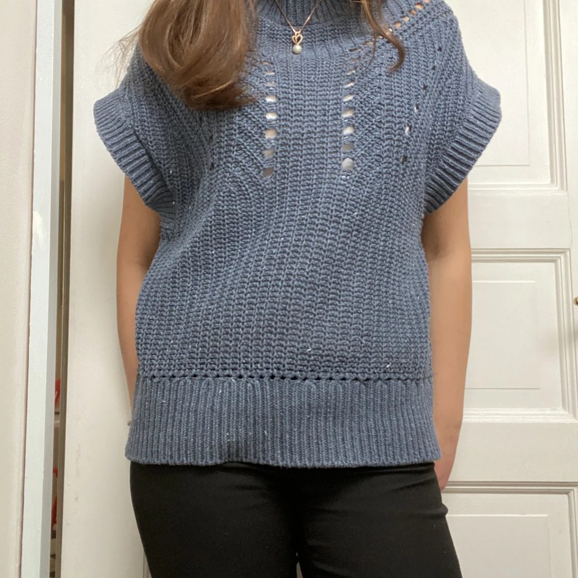 Stickad väst/tröja