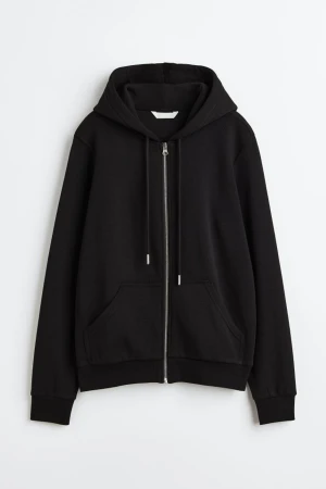 Hoodie  - Säljer en svart hoodie från hm i st S pga ingen användning