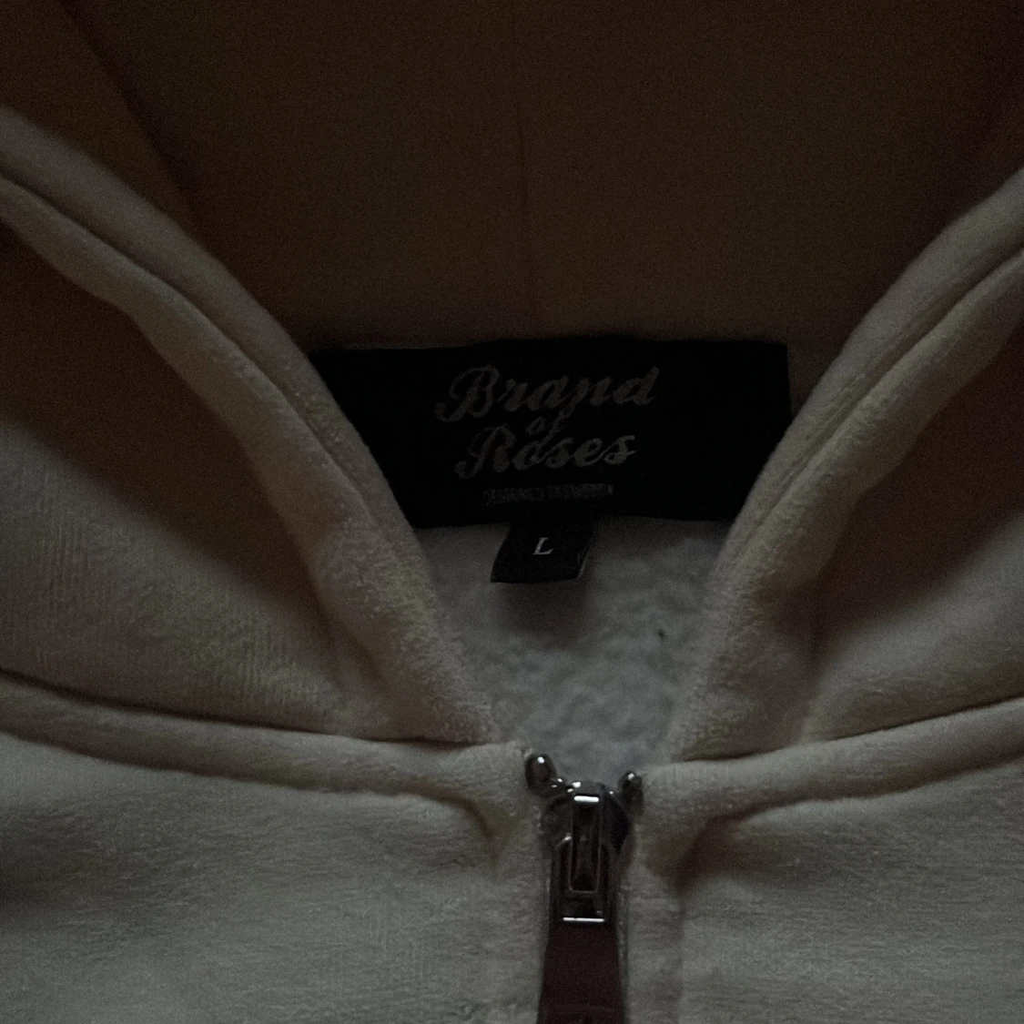 Zip hoodie med tryck  - 90