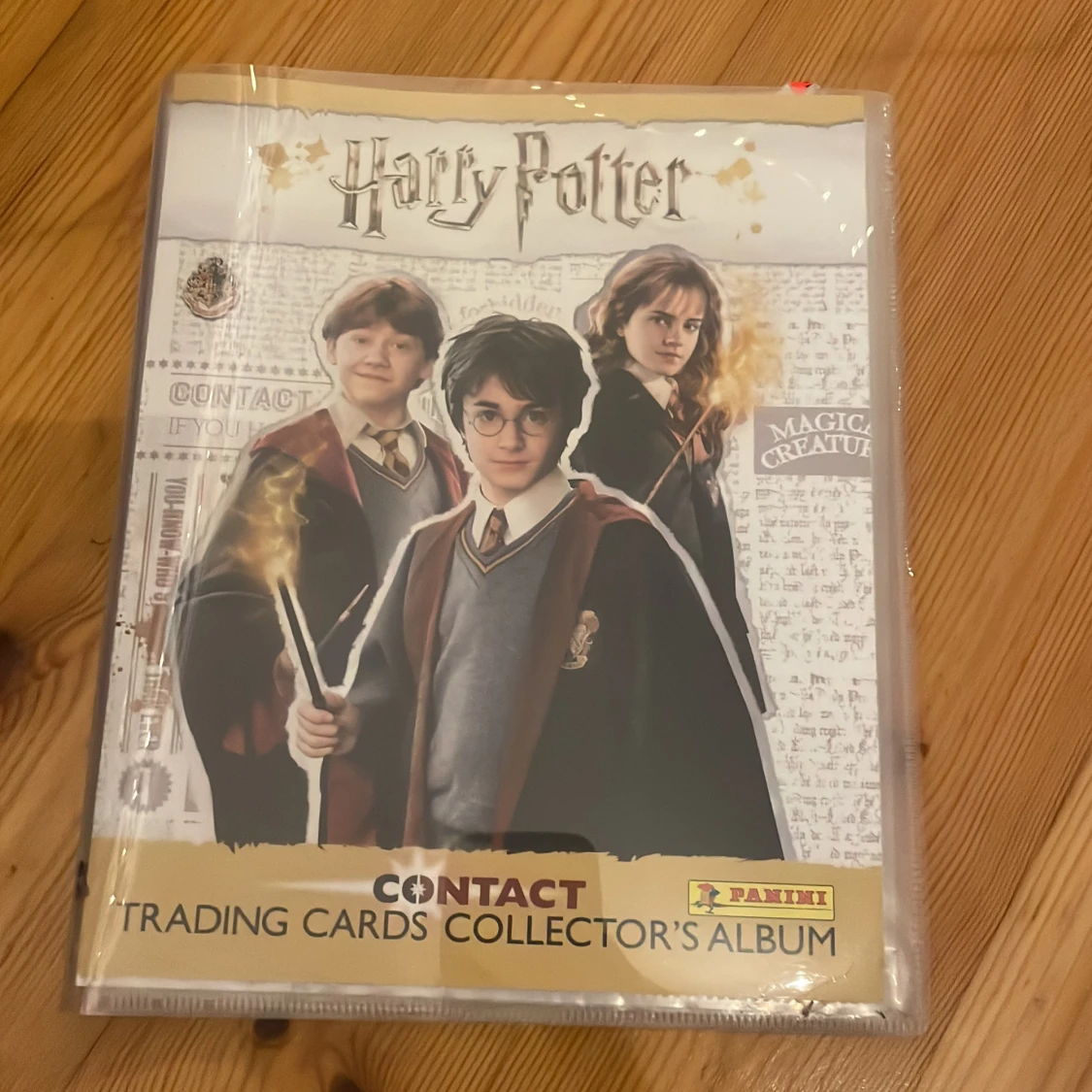 harry potter samlar kort + mapp 