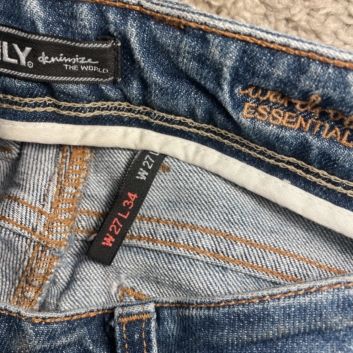 Lågmidjade jeans  - 91