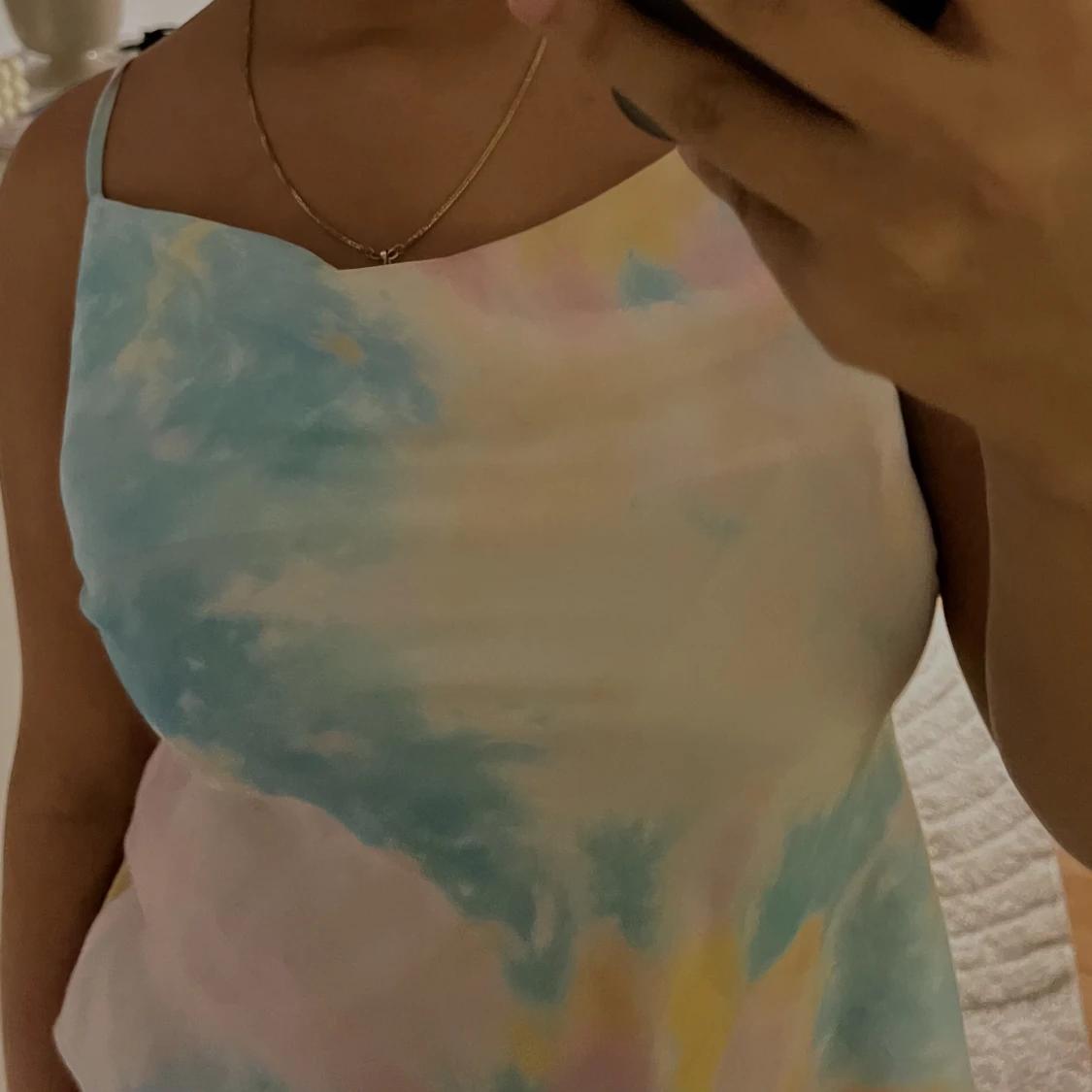 Zara satin topp - 90