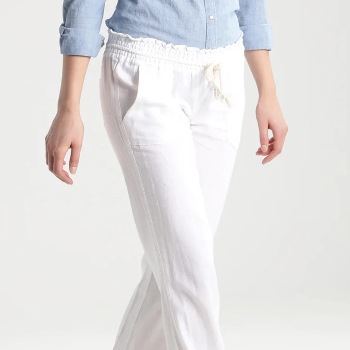 Roxy- lågmidjade linnebyxor - 90