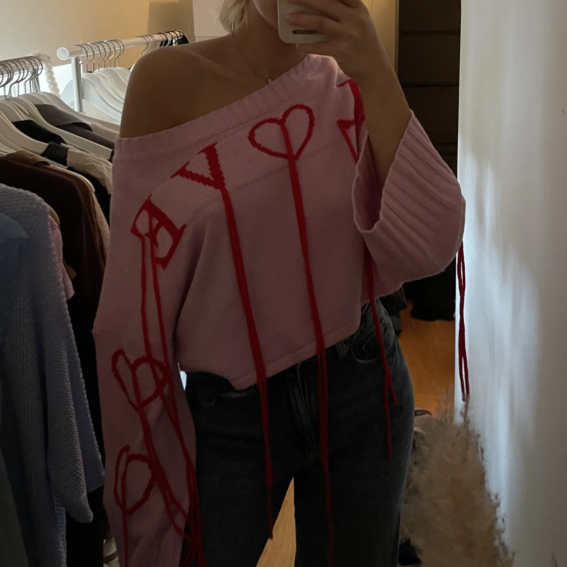 Stickad tröja  - 90