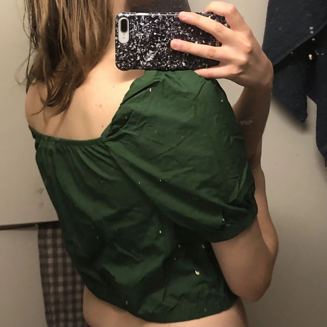 Topp med puffärm - 91