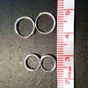 Silver925 örhängen - Äkta silver örhängen 10mm