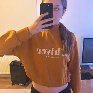 Jättefin orange/brun croppad tröja som inte kommer till användning💓 bra skick🥰