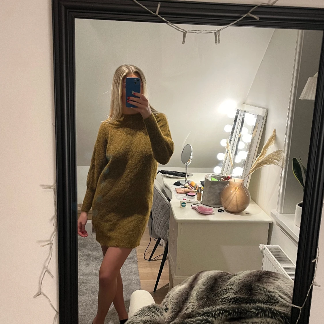 Stickad klänning - 90