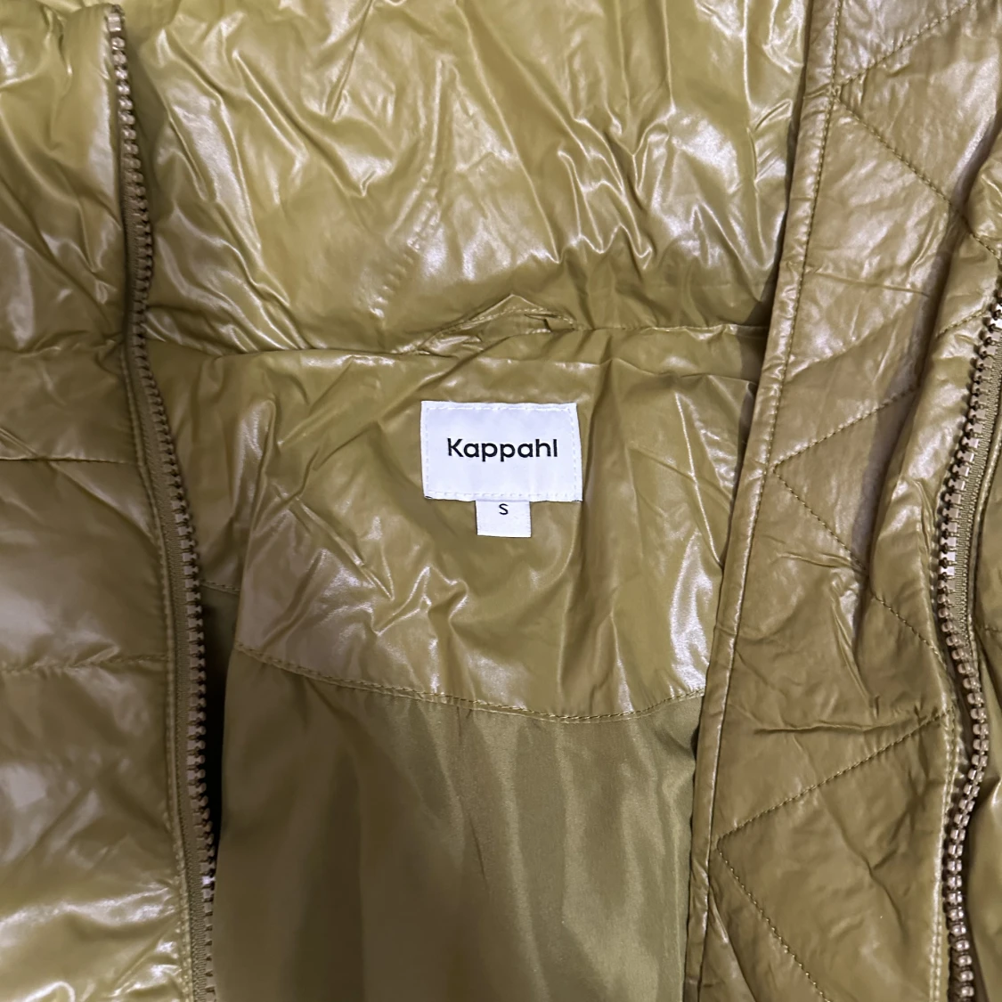 Olivgrön vinterpuffer - 91