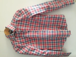 Skjorta rutig rosa - Skjorta 