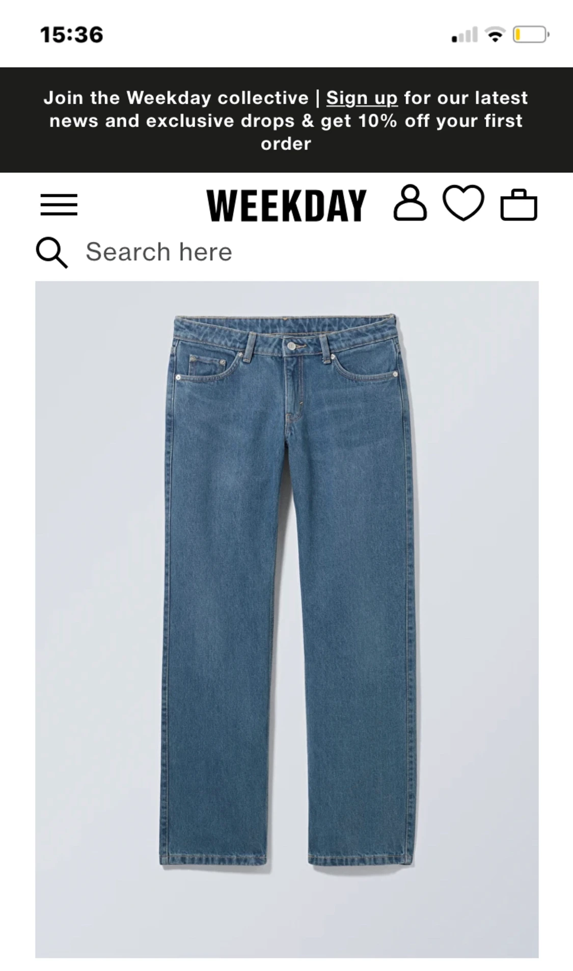 Los arrow weekday jeans