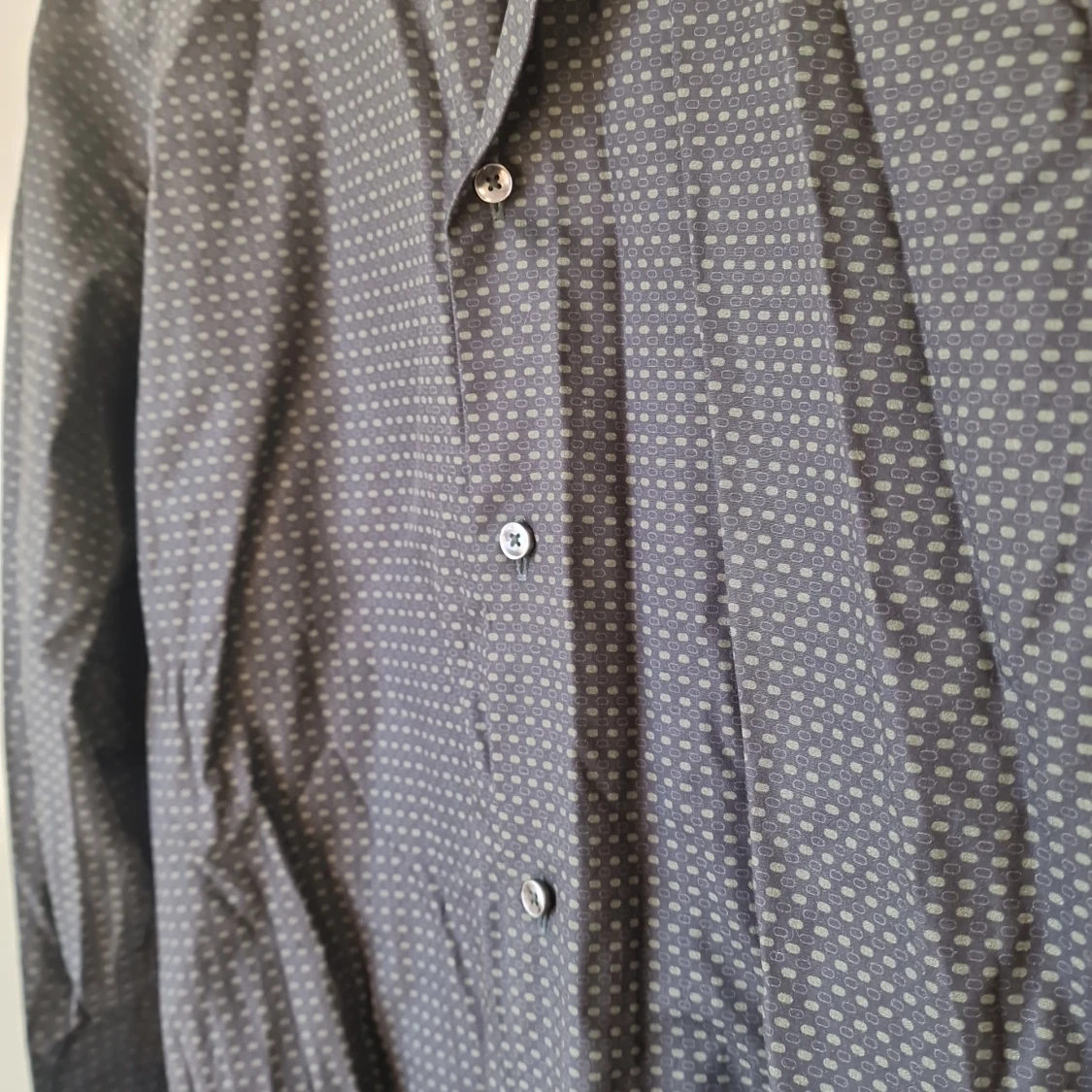 Grön/blå Riley-skjorta Slim fit - 91