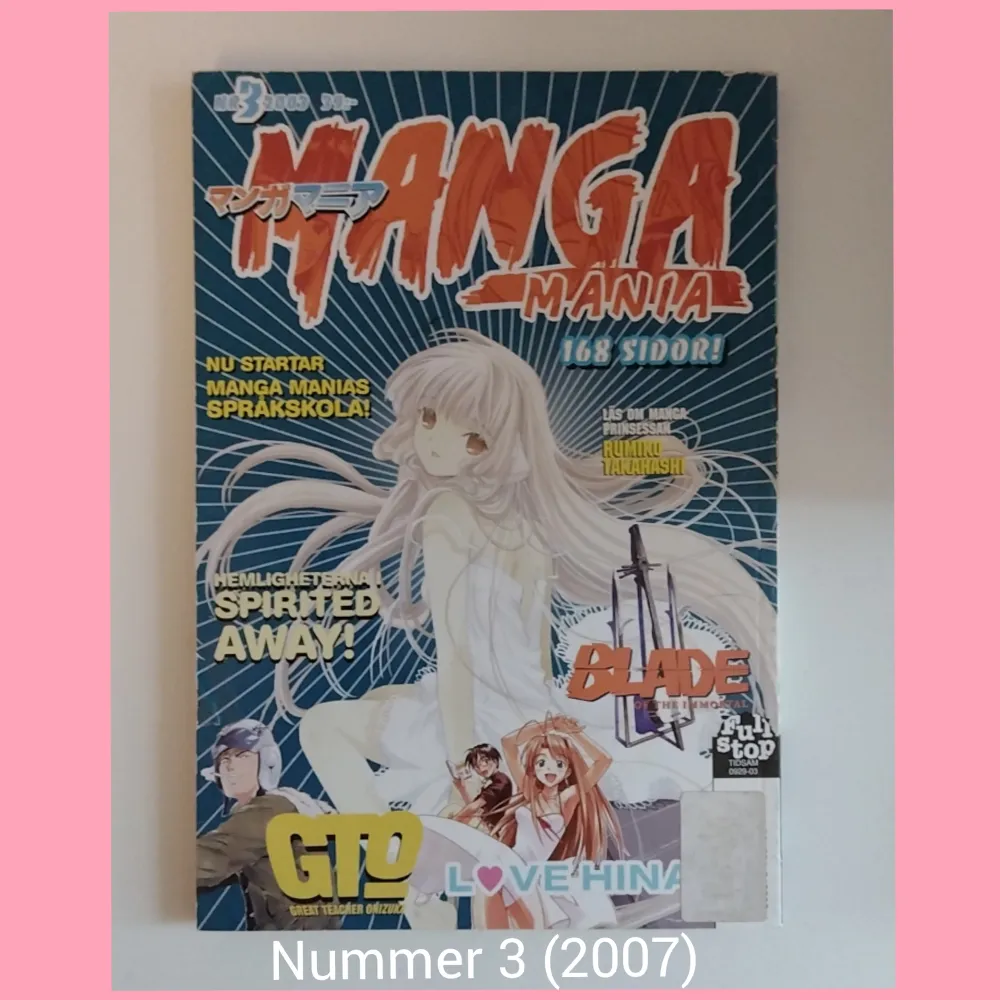 Perfekt skick på alla 3 böcker. Alla innehåller olika mangafakta & manga berättelser från Love Hina och Chobits på svenska. 35kr/st eller 70kr för alla. Tveka ej att skriva vid frågor/intresse!😊💕 Original pris : 39-45 kr st.. Övrigt.