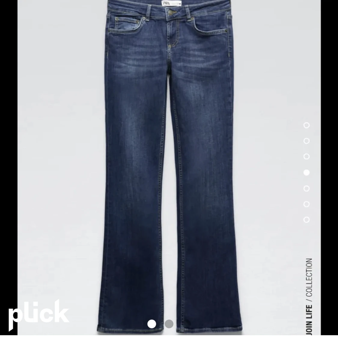 The low Rise slim bootcut