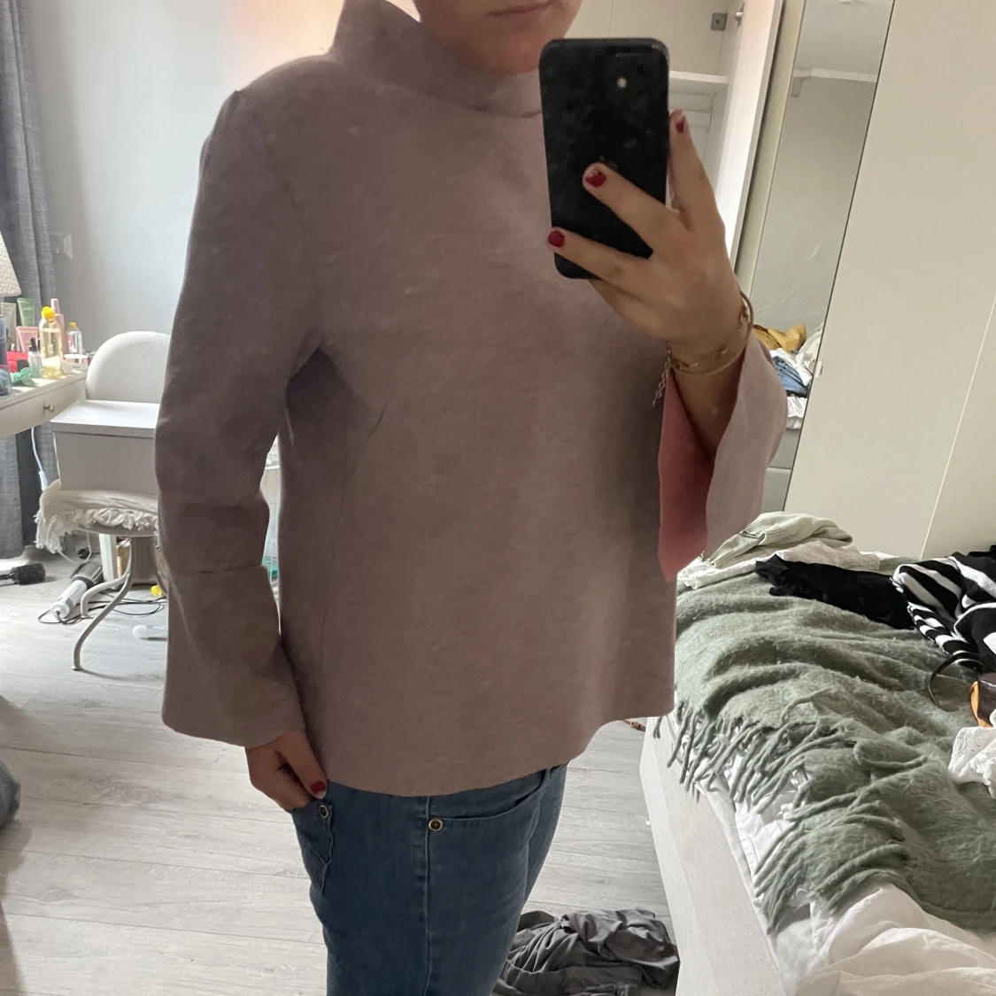 Unik rosa tröja - 90