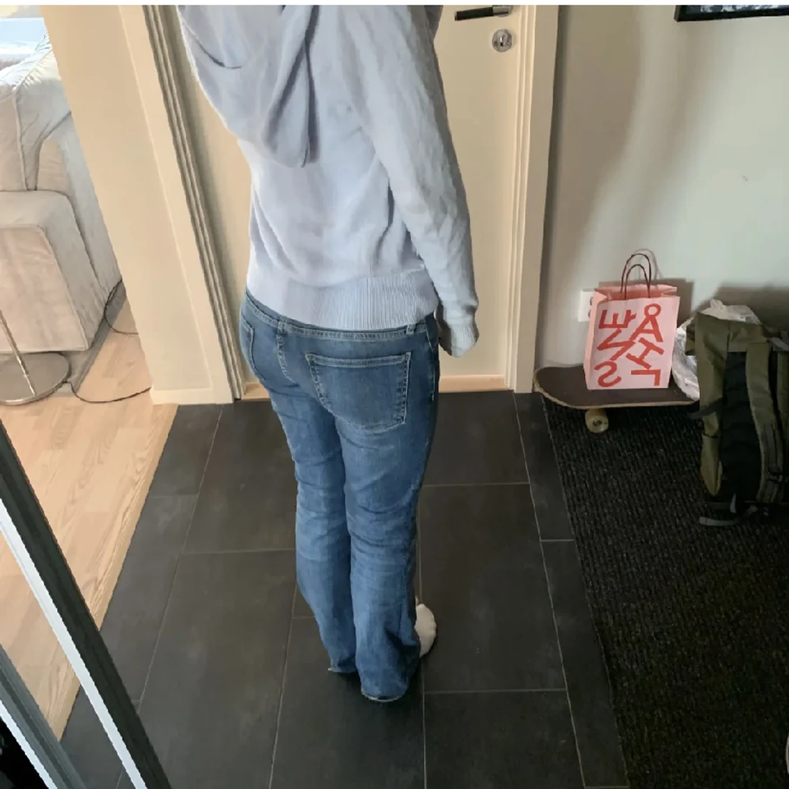 Ljusblå soft goat - 91