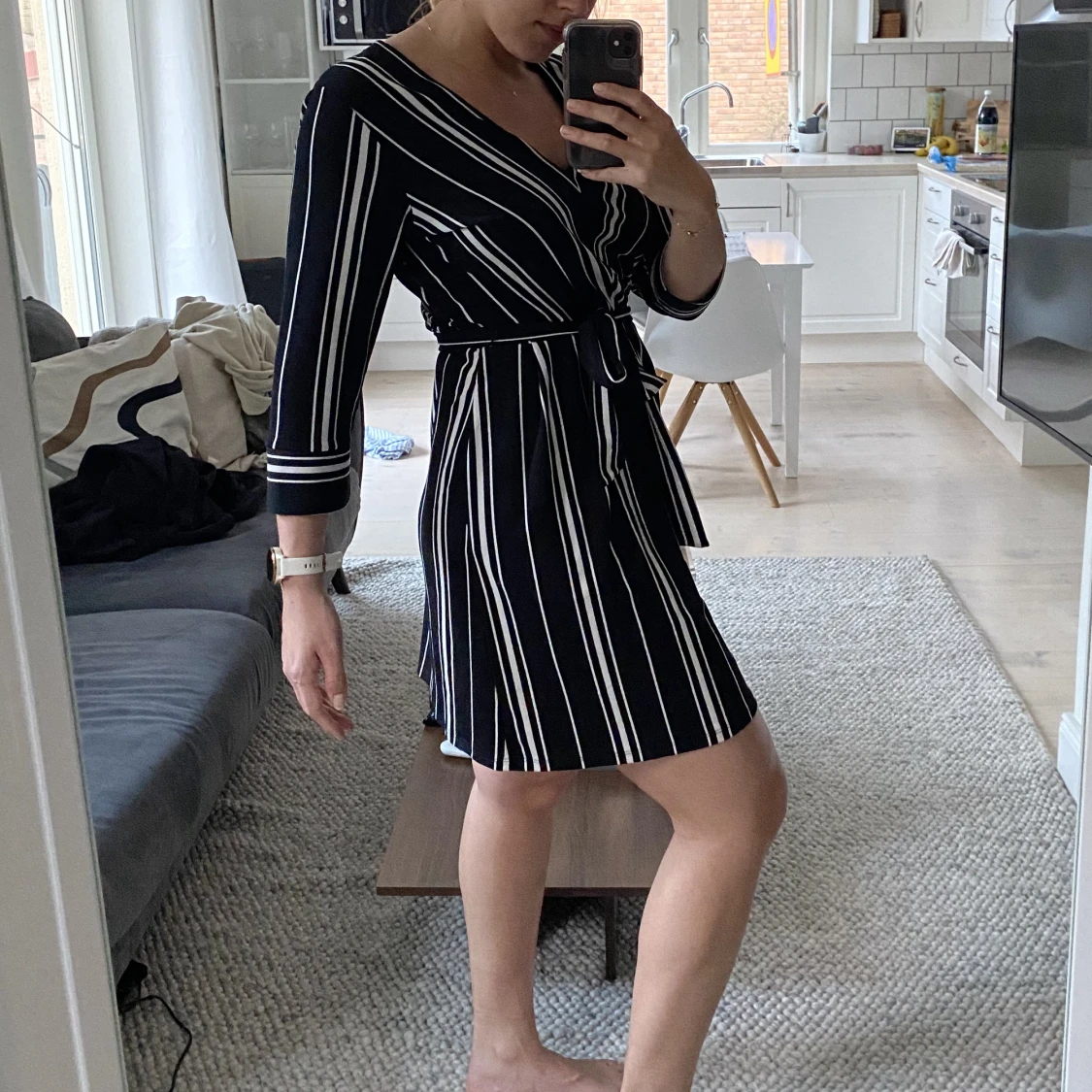 Klänning randig - 90