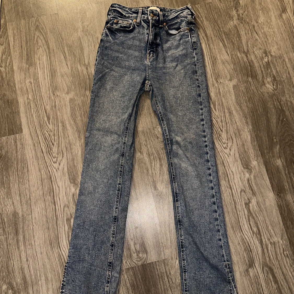 Blåa jeans