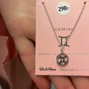 Halsband  - Tvilling/Gemini halsband, äkta silver, orginal pris 300kr säljer 250kr
