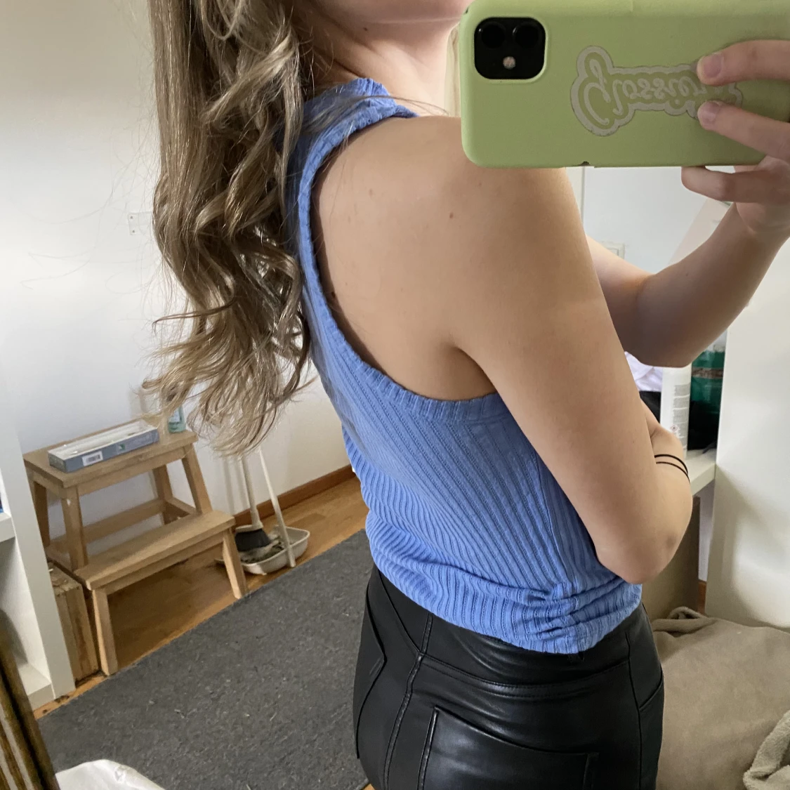 Blått linne mango 💙 - 90