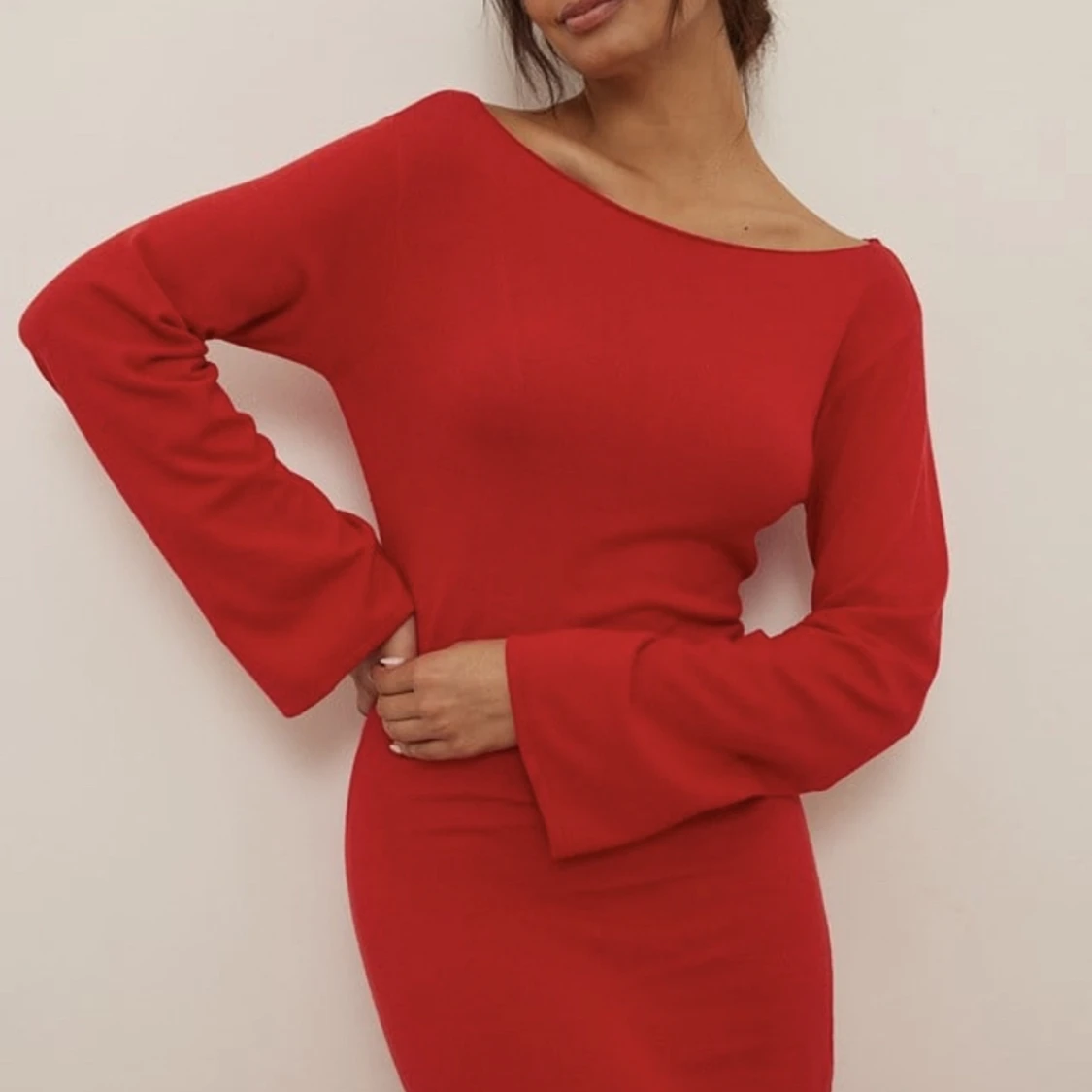 Röd klänning  - 90