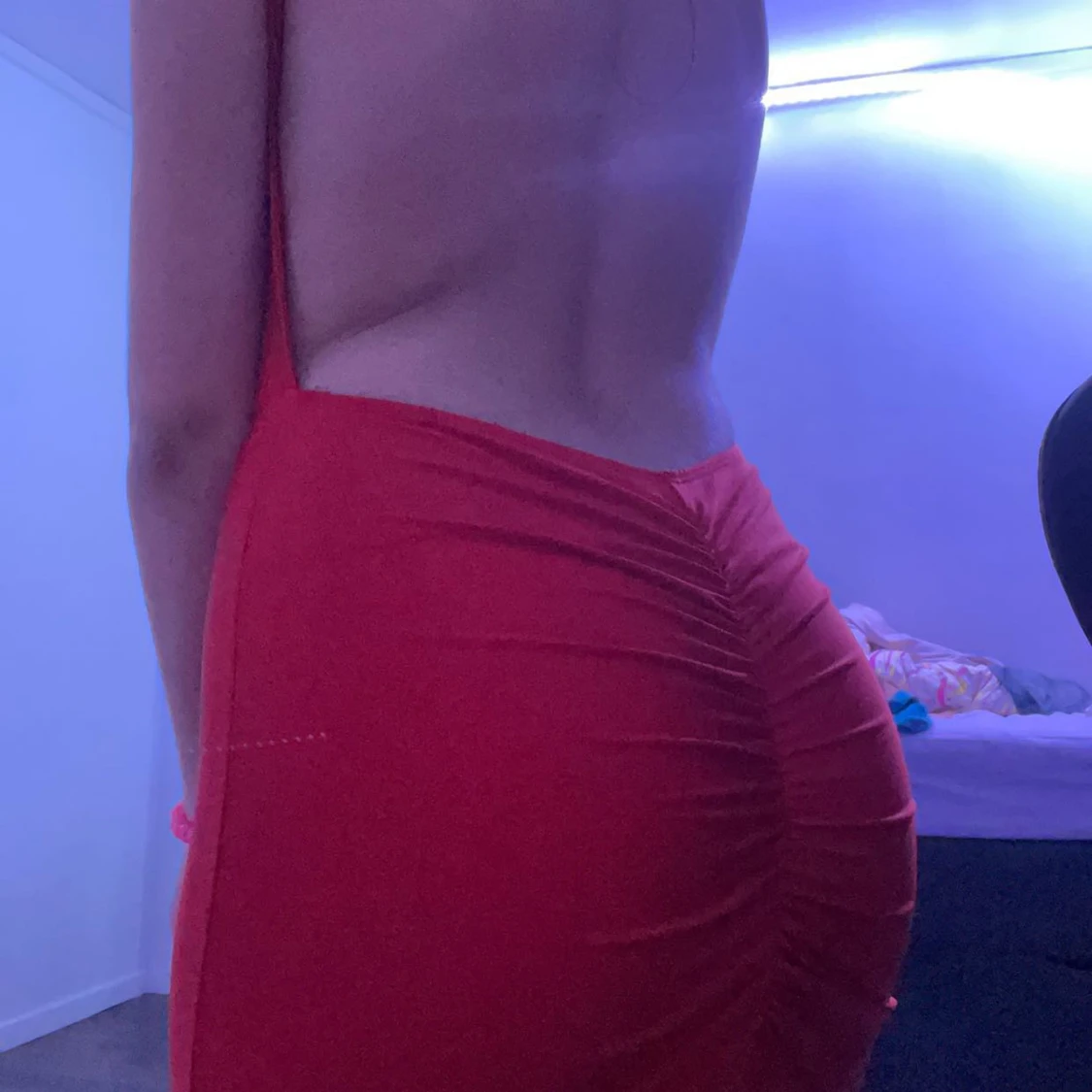 Röd balklänning - 90