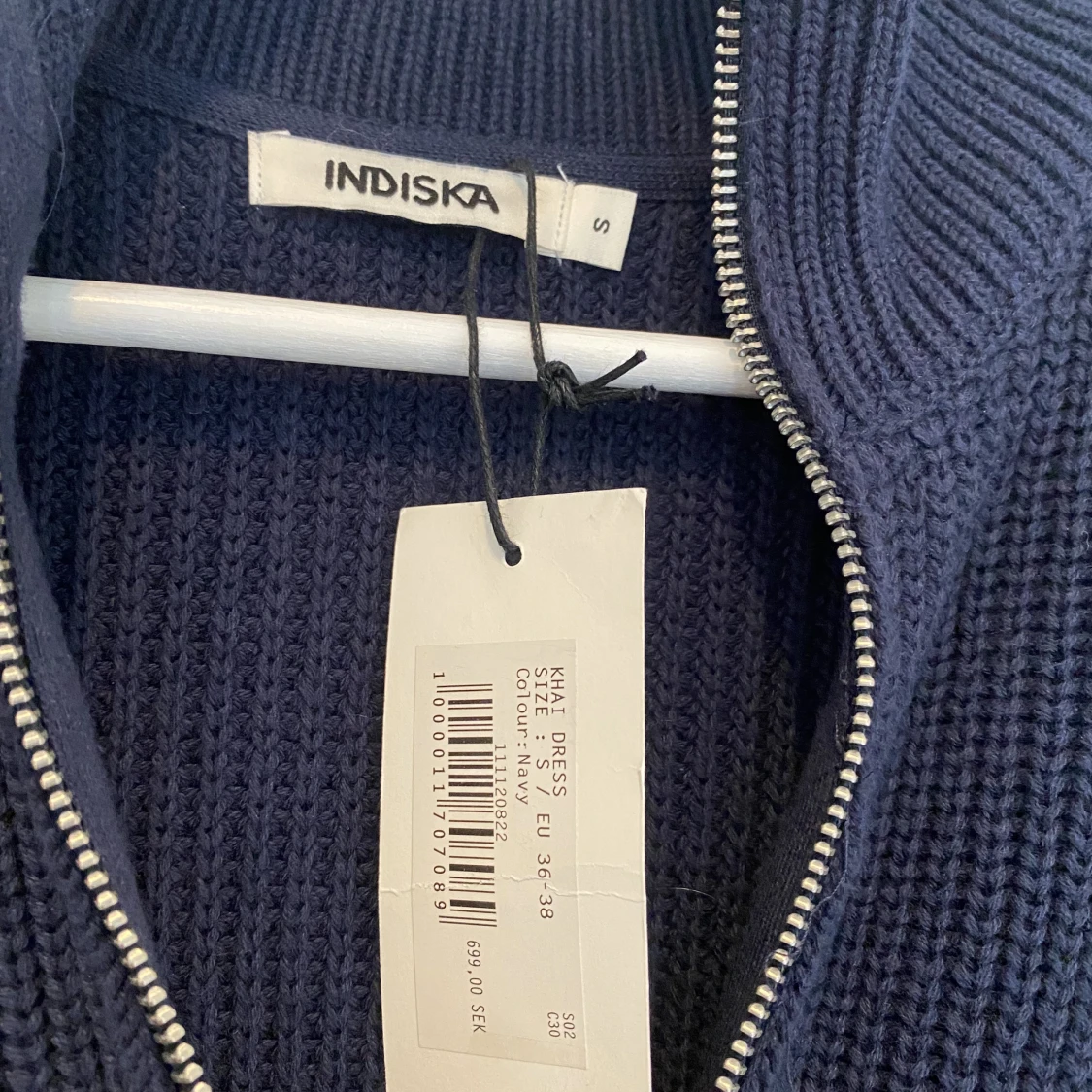 Stickad klänning (ny) - 91