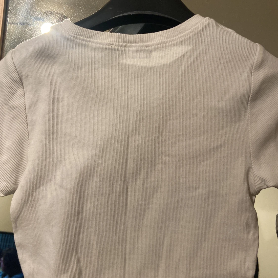 Drake vit ribbad tröja - 91