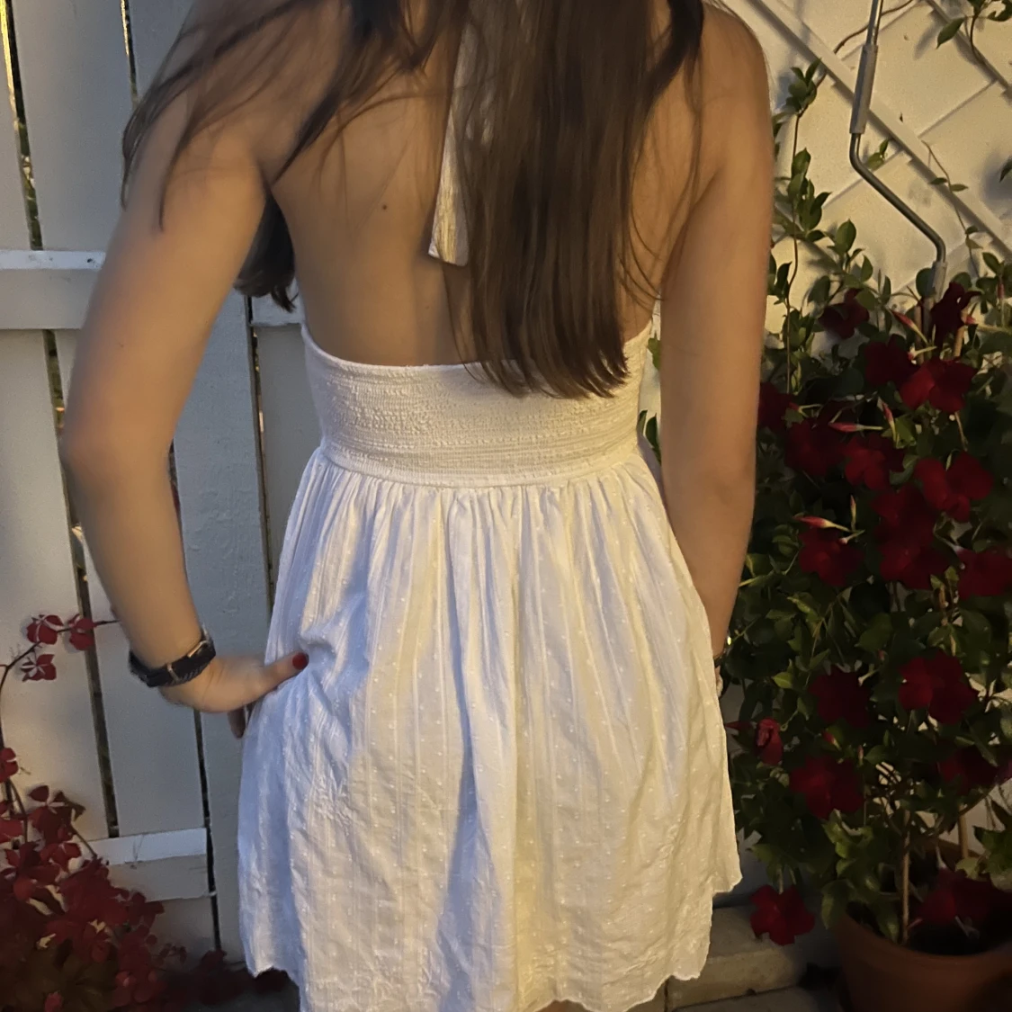 Vit sommarklänning - 91