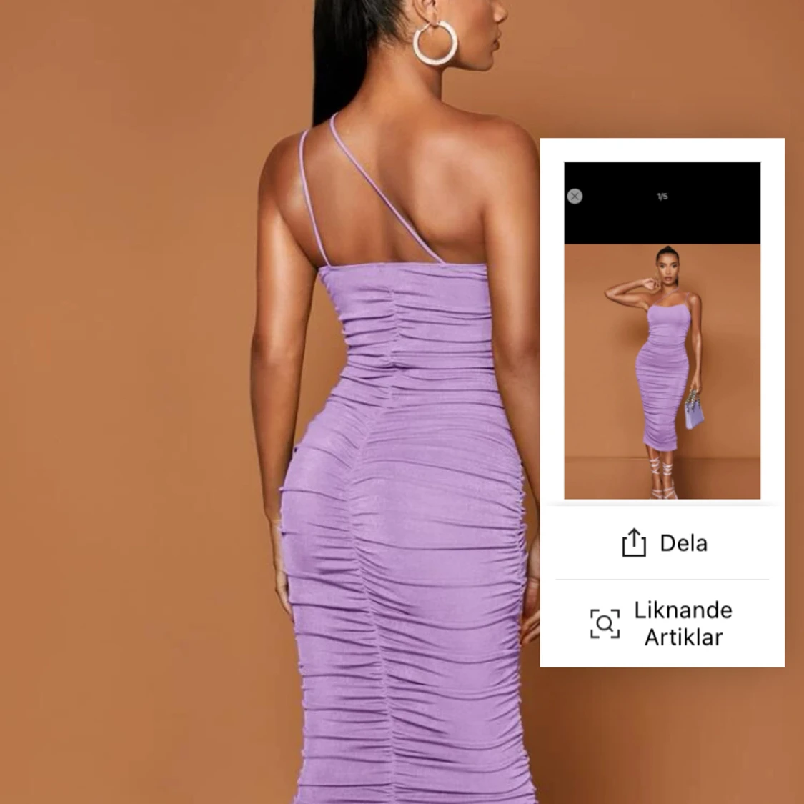 Lila klänning  - 91