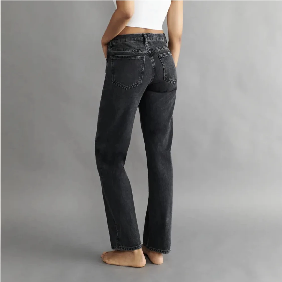 Low waist straight jeans - 90