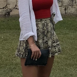 Skort  - Skort från zara i storlek M, fint skick. Skickar gärna fler bilder vid intresse💗