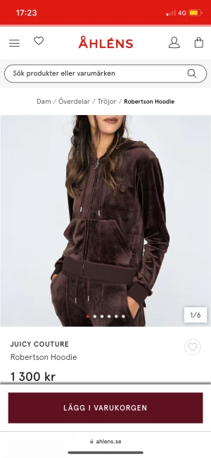 Juicy sett! - Jag säljer mitt bruna juicy sett eftersom det aldrig kommer till användning längre! Det är användt ganska många gånger, byxorna mer, men både tröjan och byxorna är som nya