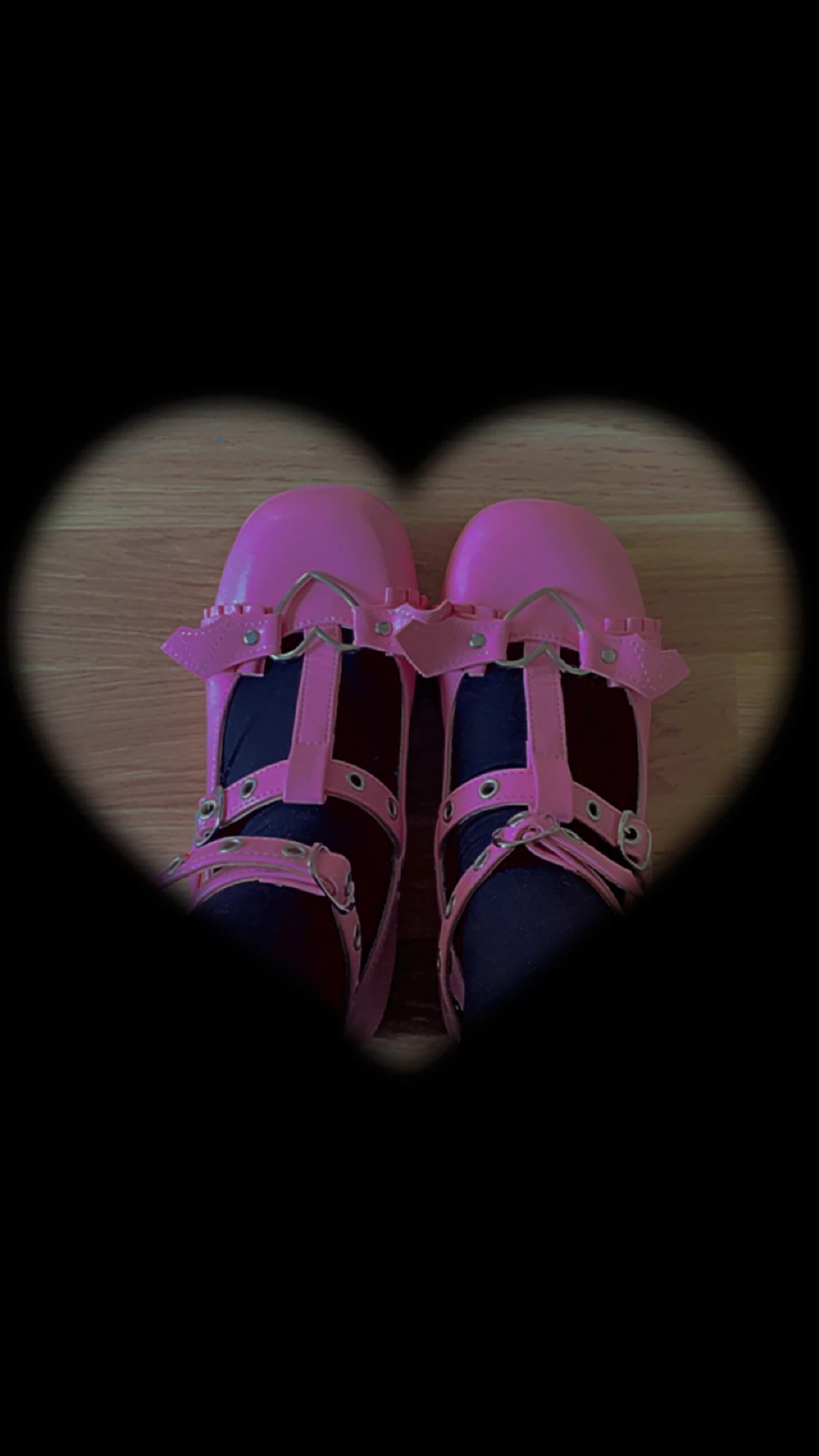 Pink Heart Platforms