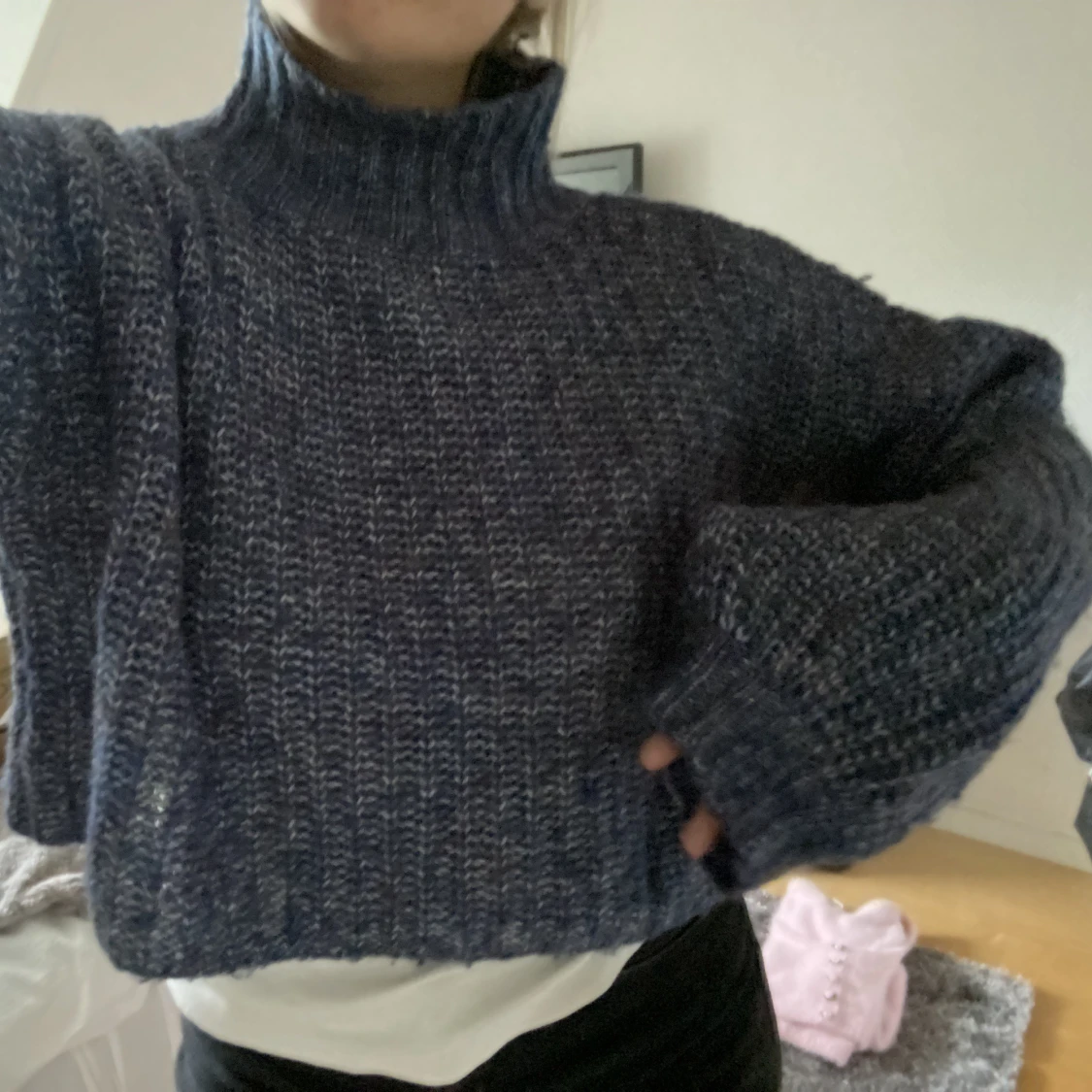 Stickad tröja 