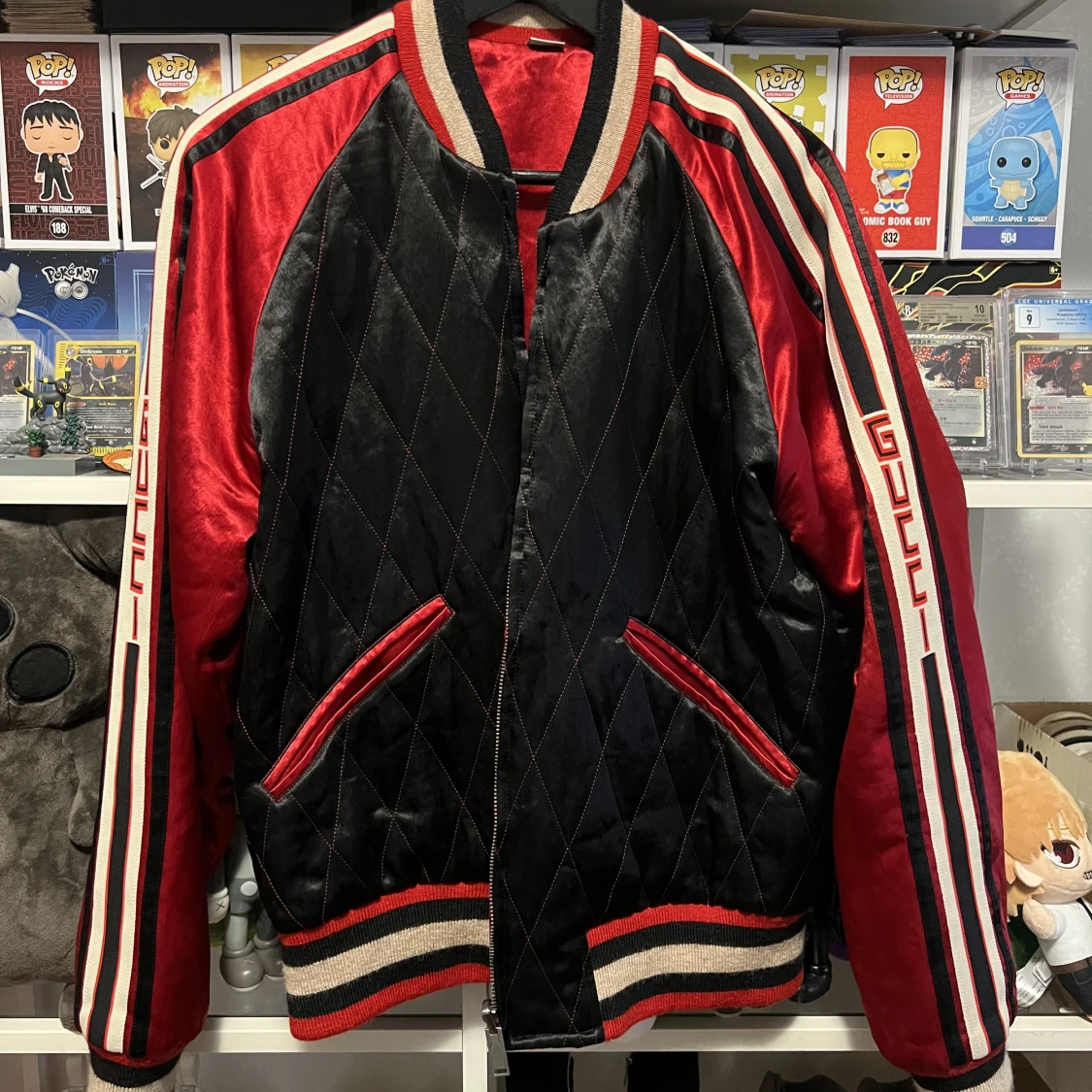 Gucci Satin Reversible Bomber - 90