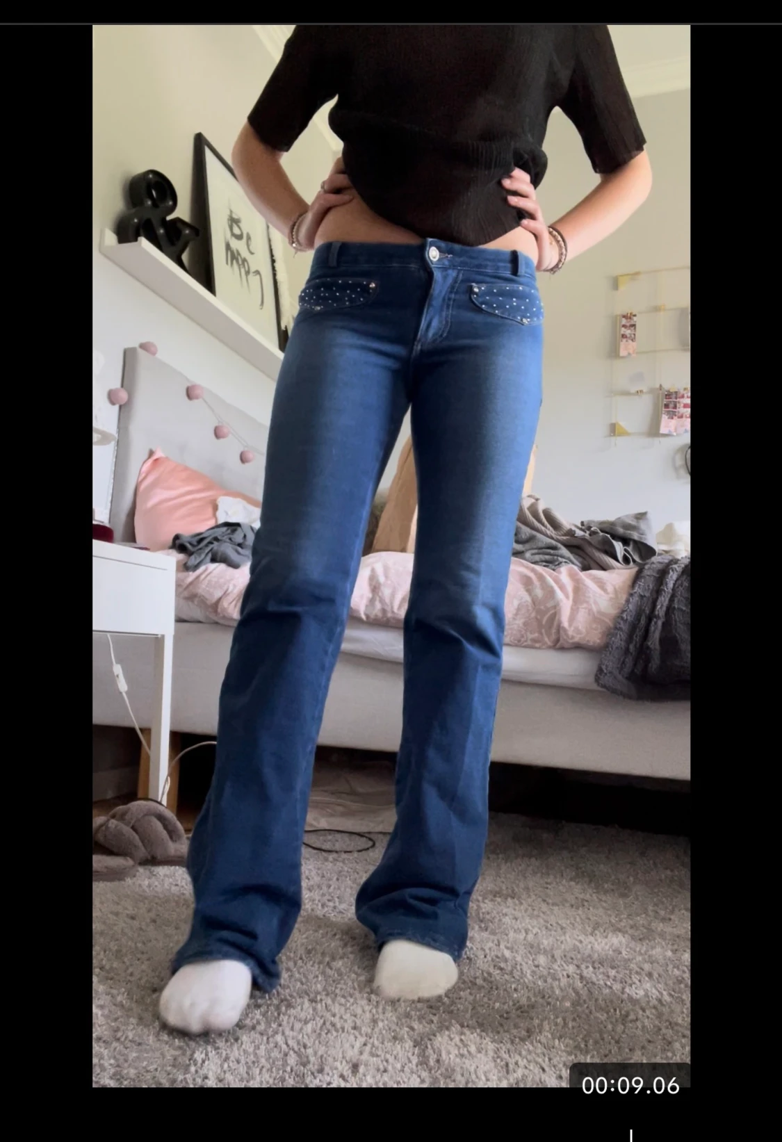 Lågmidjade jeans 