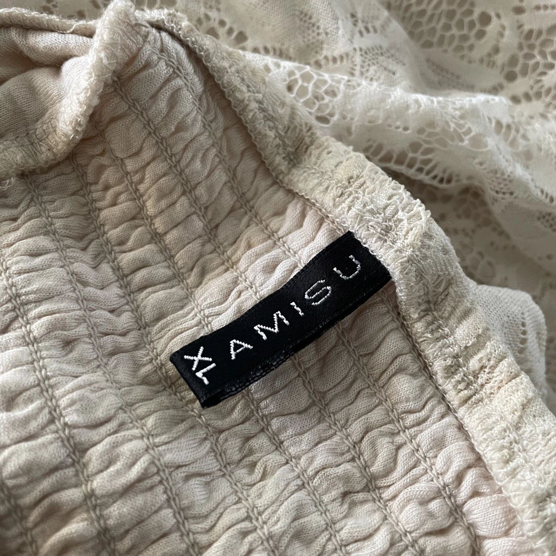 Puder rosa spets topp utan band ♥️ - 91