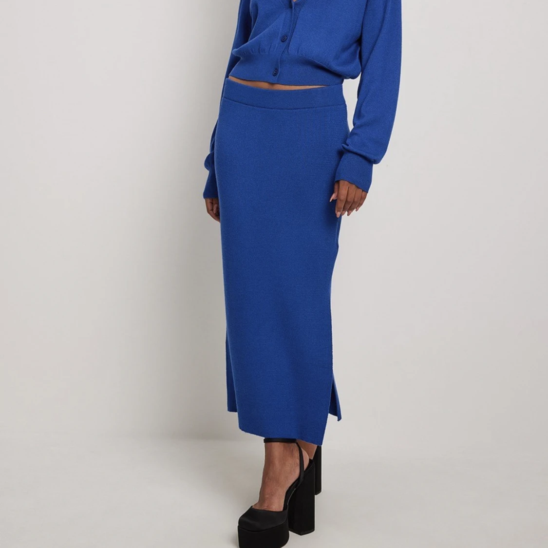 Blå långkjol  - 90