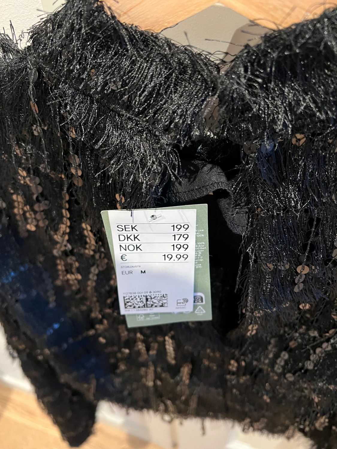 Helt ny tröja med paljetter  - 90