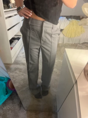 Lågmidjade kostymbyxor  - Skit snygga kostymbyxor från NAKD. Jag är 172cm. Man kan ha dom Lågmidjade eller mid Waist 