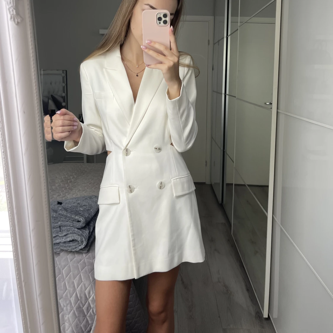 En vit kavaj klänning  - 90