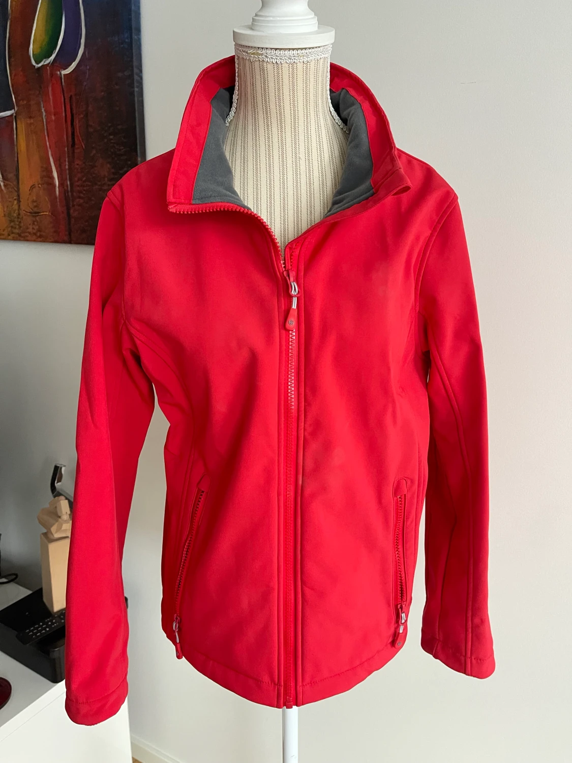 Surfanic Softshell jacka st M Röd Träningskläder 