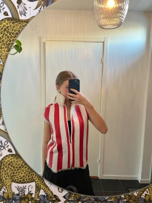 Väst - Specialdesignad får skinns väst. Den är också handgjord med Mickey Mouse på ryggen. Aldrig använt!!! Jätte bra skick!!!!!