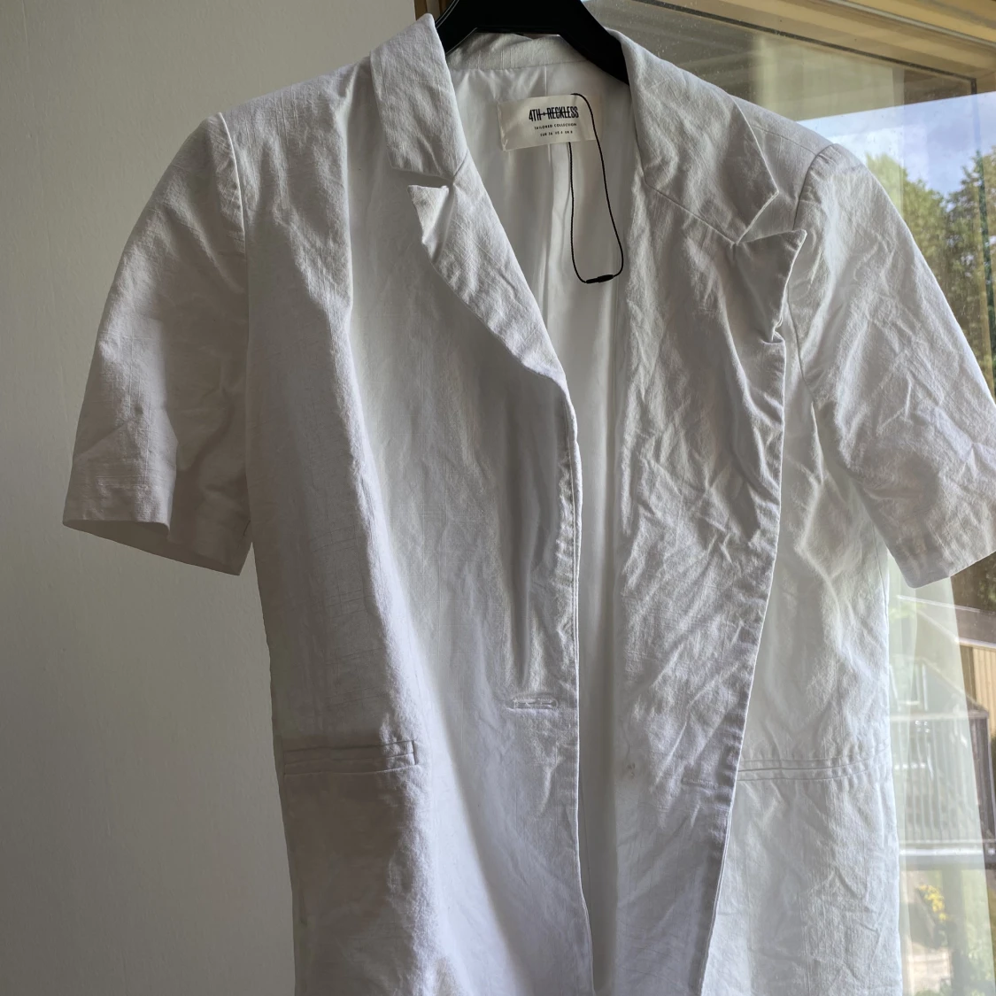 Vit kavaj med korta ärmar, 36 - 91