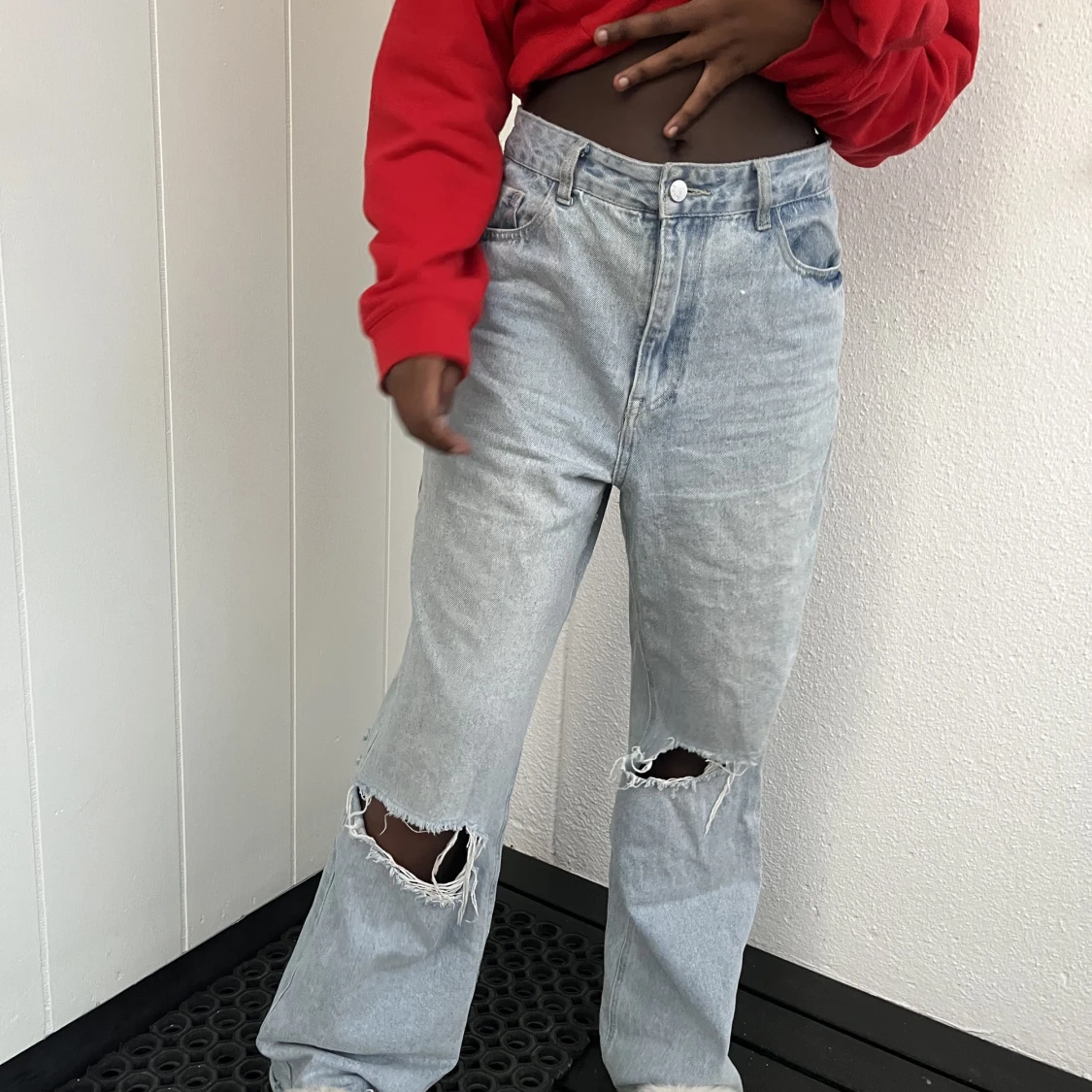 Ripped baggy jeans - 90