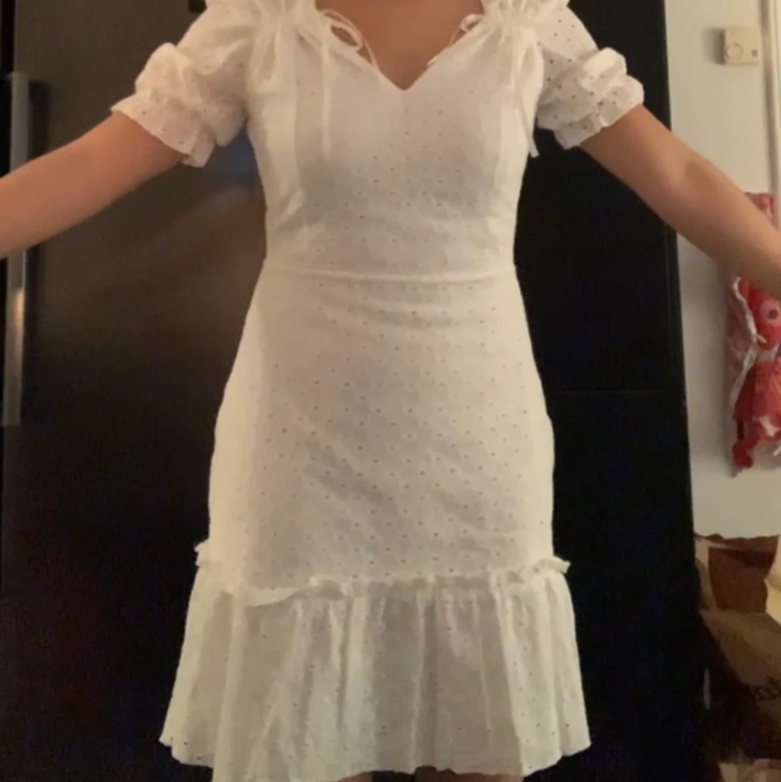 Vit klänning  - 90