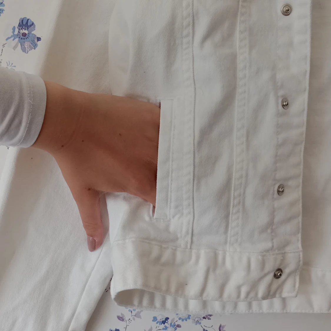 Vit jeans jacka - 91