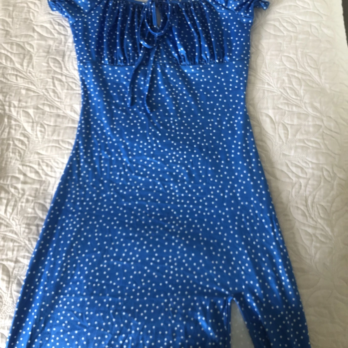 Blå klänning  - 90