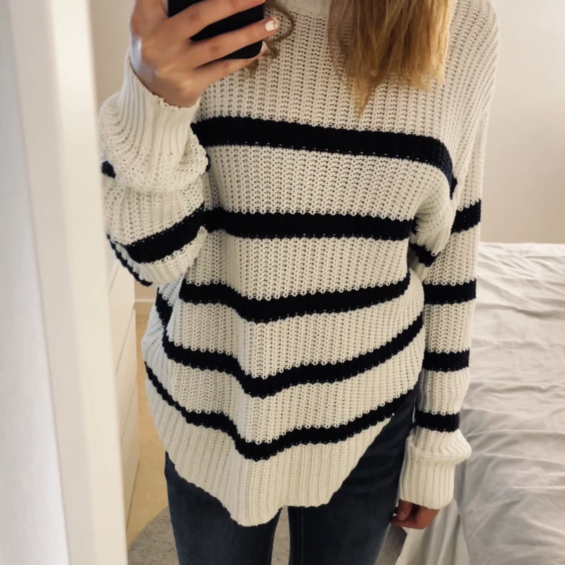 Stickad tröja